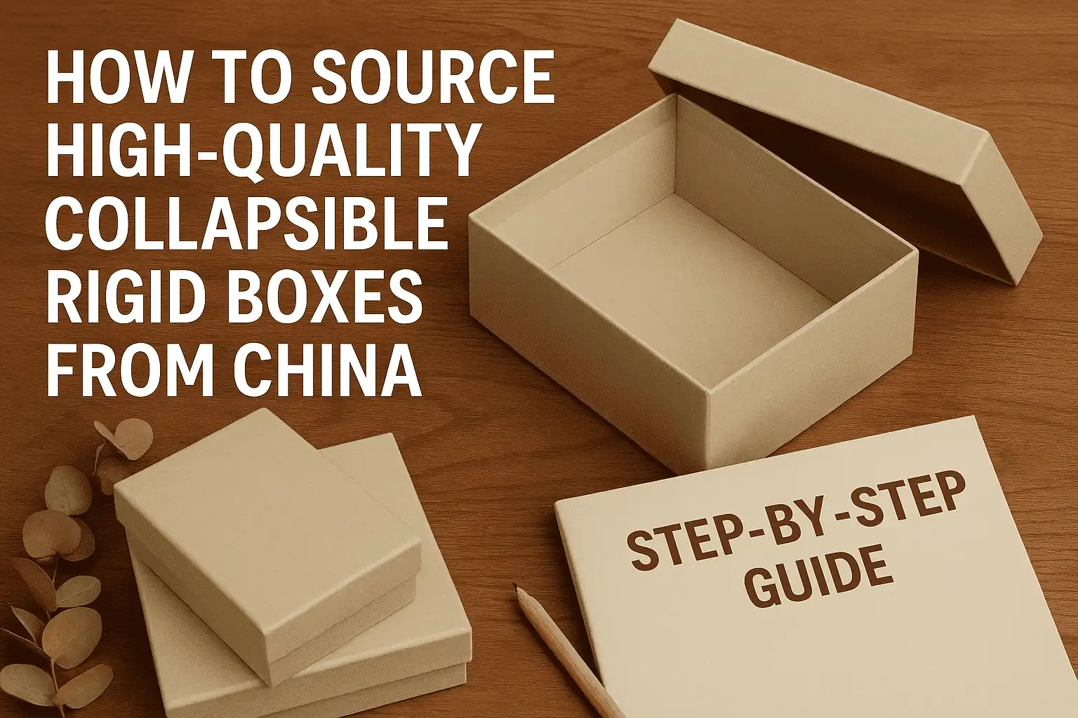How to Source High-Quality Collapsible Rigid Boxes from China (Step-by-Step Guide)?